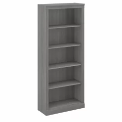 Bush Furniture Saratoga Bookcase - Modern Gray