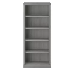Bush Furniture Saratoga Bookcase - Modern Gray