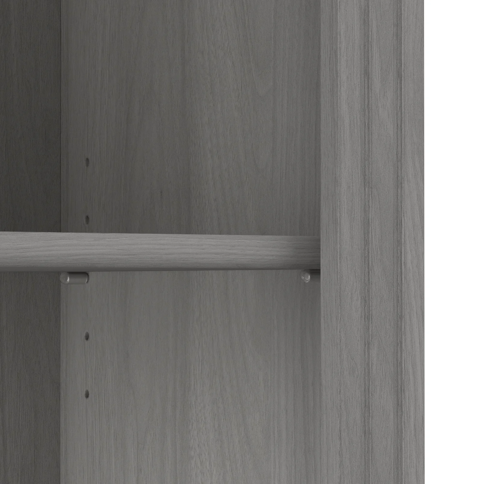 Bush Furniture Saratoga Bookcase - Modern Gray