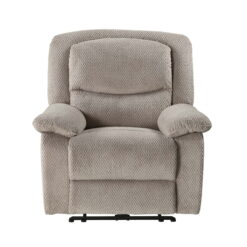 Serta Push-Button Power Recliner with Deep Body Cushions, Upholstered, Multiple Colors