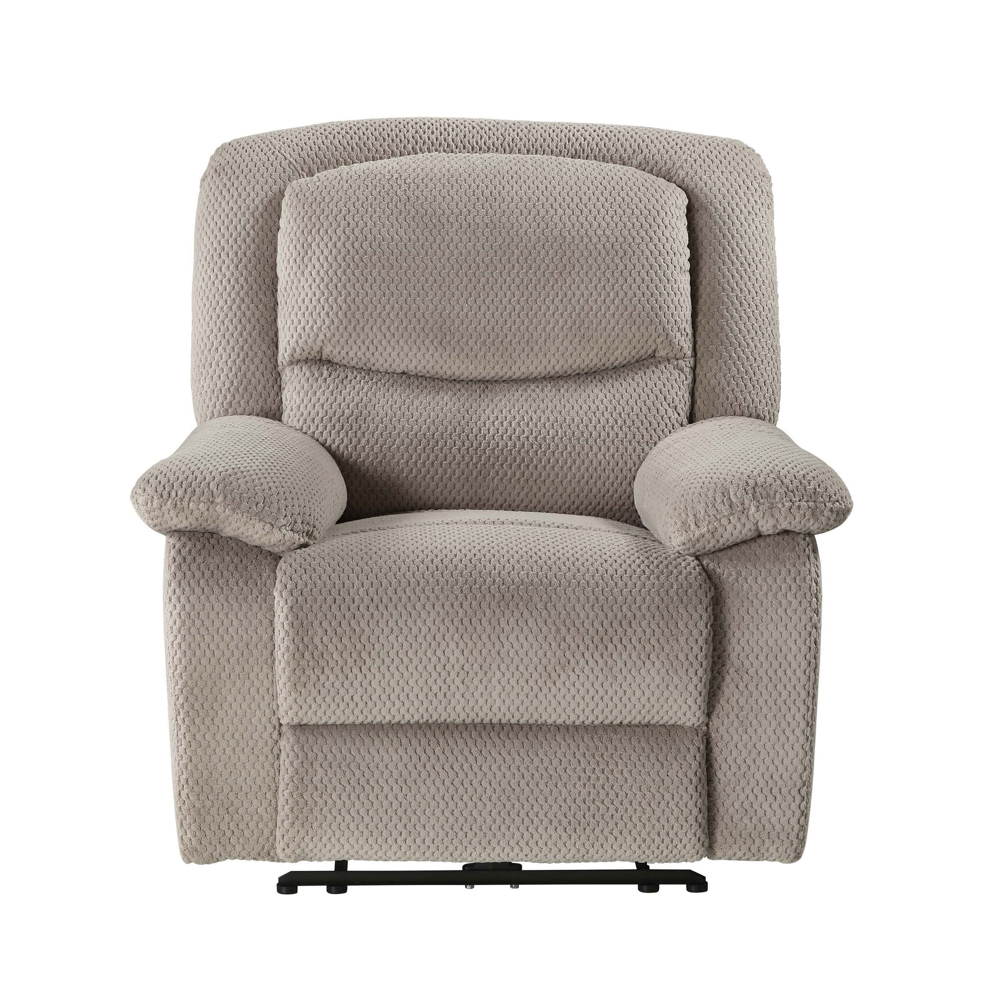 Serta Push-Button Power Recliner with Deep Body Cushions, Upholstered, Multiple Colors