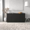 Prepac Finnley Sideboard Cabinet Buffet Cabinet, Black