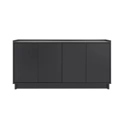 Prepac Finnley Sideboard Cabinet Buffet Cabinet, Black