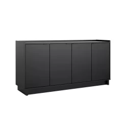 Prepac Finnley Sideboard Cabinet Buffet Cabinet, Black
