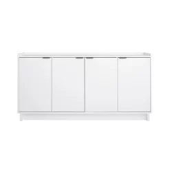 Prepac Finnley Sideboard Cabinet Buffet Cabinet, White
