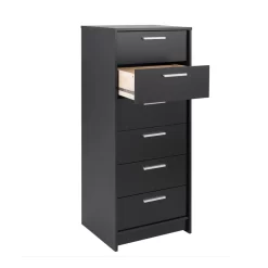 Prepac Studio Essentials 21.5'' W 6 - Drawer Dresser, Black