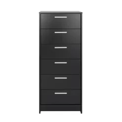 Prepac Studio Essentials 21.5'' W 6 - Drawer Dresser, Black