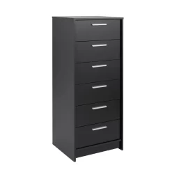 Prepac Studio Essentials 21.5'' W 6 - Drawer Dresser, Black
