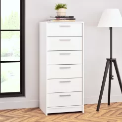 Prepac Studio Essentials 21.5'' W 6 - Drawer Dresser, White