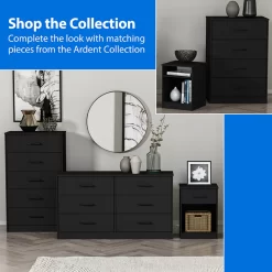 Mainstays Ardent 5 Drawer Dresser, Black