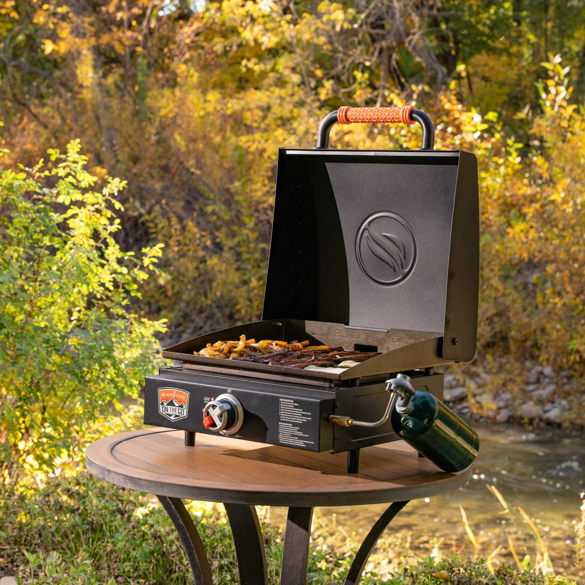 Blackstone 1900 On The Go 17" Tabletop Griddle With Hood