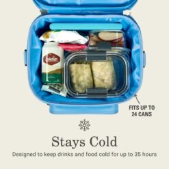 Coleman Pro 24-Can Soft Cooler, Blue Sky