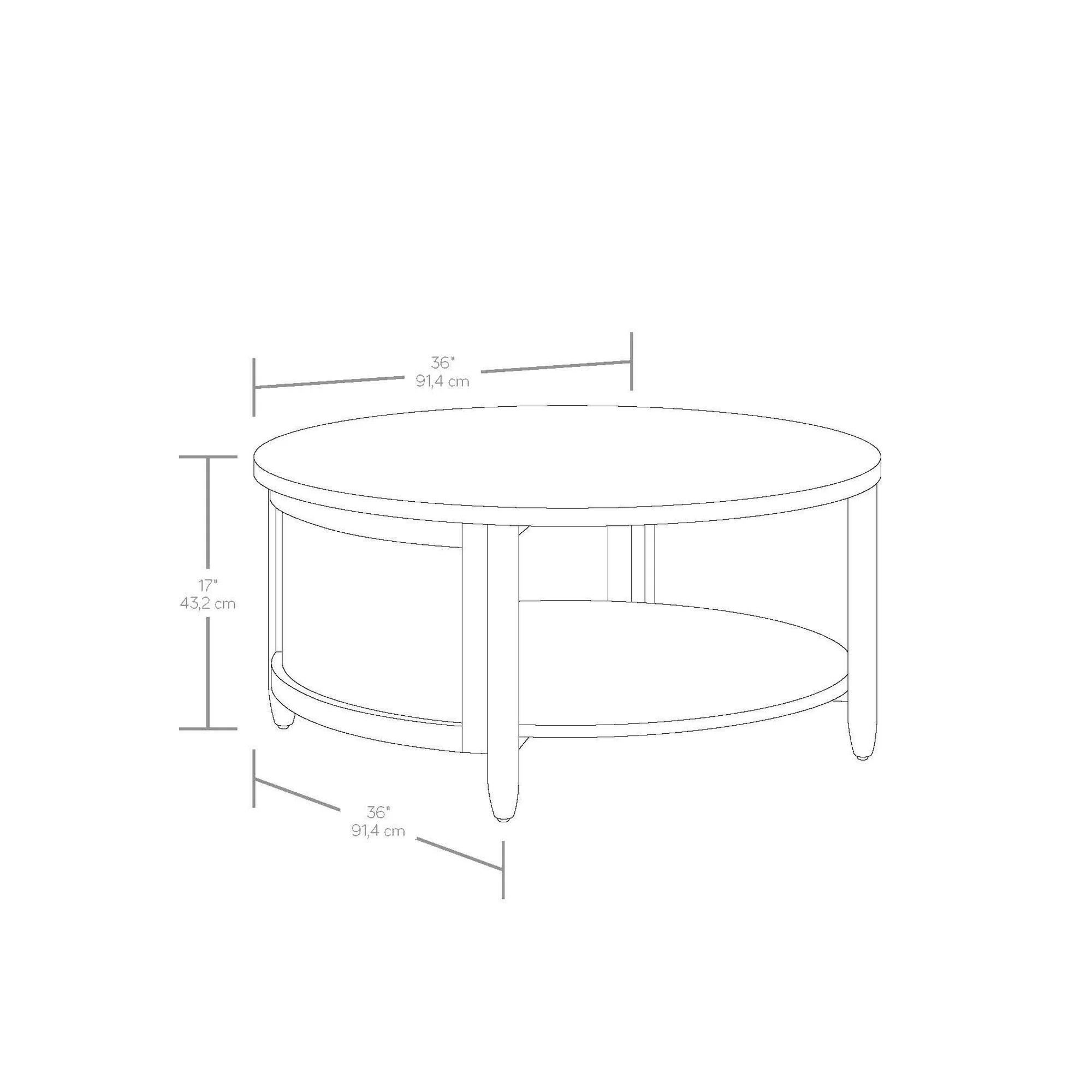 Better Homes & Gardens Springwood Caning Coffee Table, Charcoal Finish