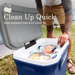 Coleman Classic Series 65-Quart Wheeled Cooler, Twilight