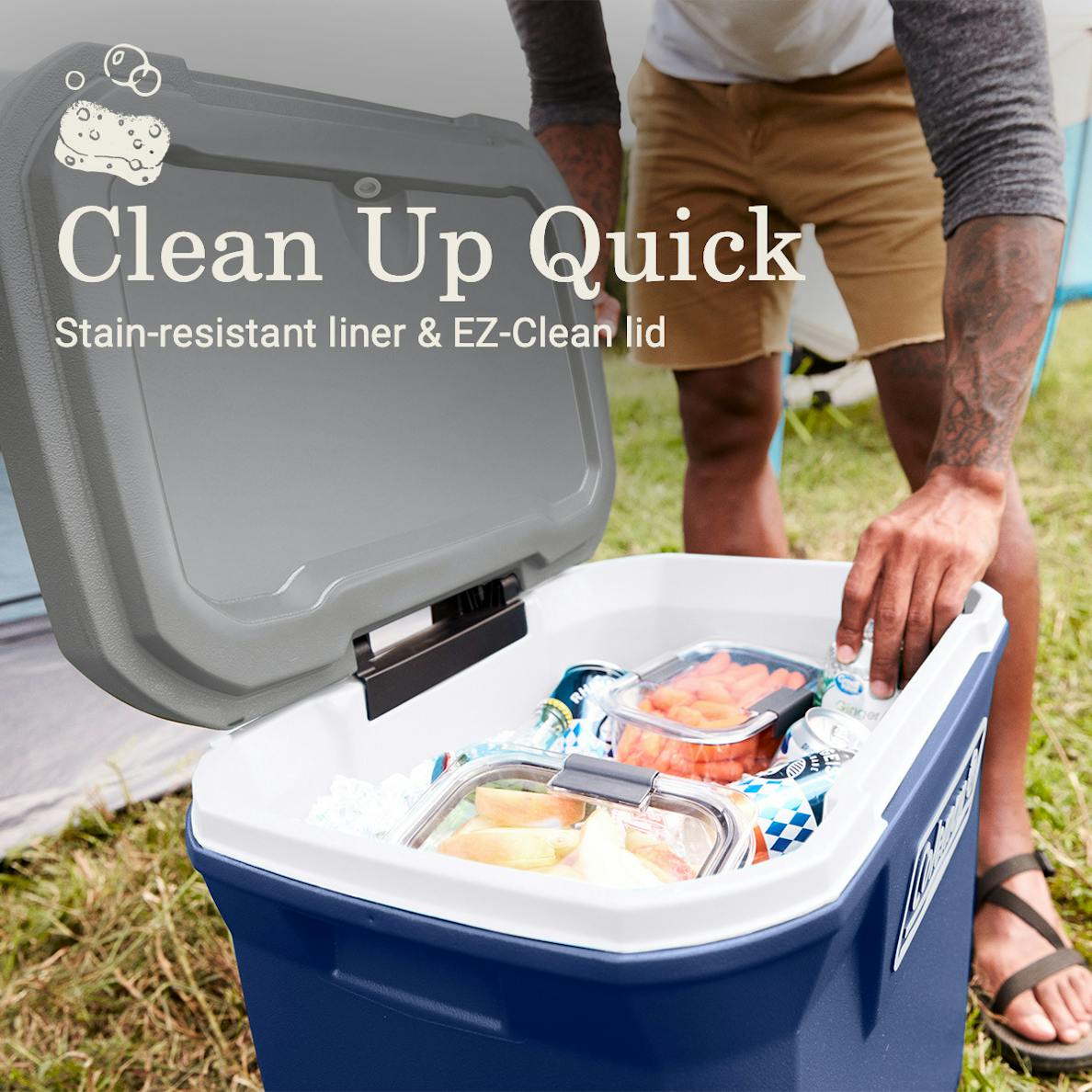 Coleman Classic Series 65-Quart Wheeled Cooler, Twilight