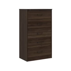 Mainstays Ardent 5 Drawer Dresser, Dark Walnut