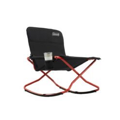Coleman Cross Rocker Outdoor Rocking Chair, Black