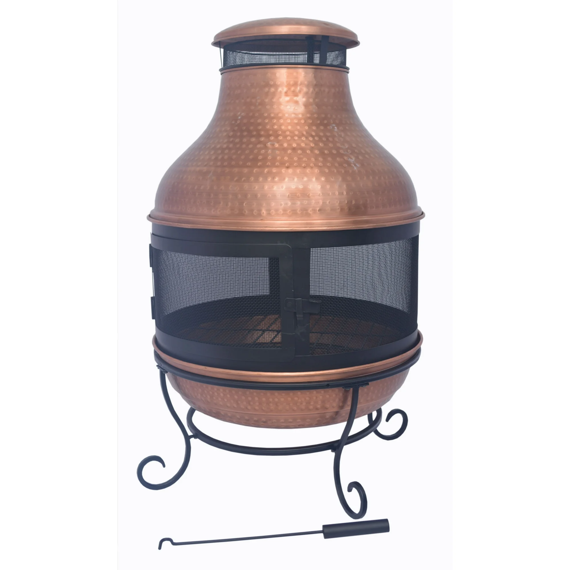 Better Homes & Gardens Wood-Burning Copper Chiminea Fire Pit