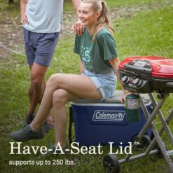 Coleman Classic Series 62-Quart Wheeled Cooler, Twilight