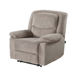 Serta Push-Button Power Recliner with Deep Body Cushions, Upholstered, Multiple Colors