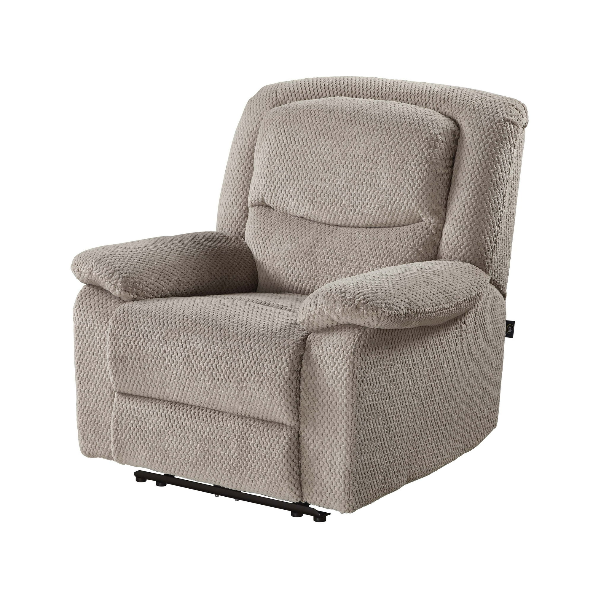 Serta Push-Button Power Recliner with Deep Body Cushions, Upholstered, Multiple Colors