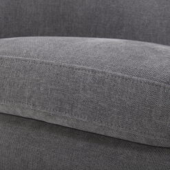 Better Homes & Gardens Bradford Wooden Base Modern Swivel Chair, Gray