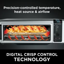 Ninja Foodi 6-in-1 Digital Air Fry, Large Toaster Oven, Flip-Away, SP080