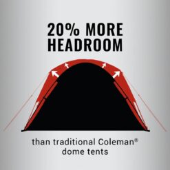 Coleman 6-Person Skydome Camping Tent, Blue Nights
