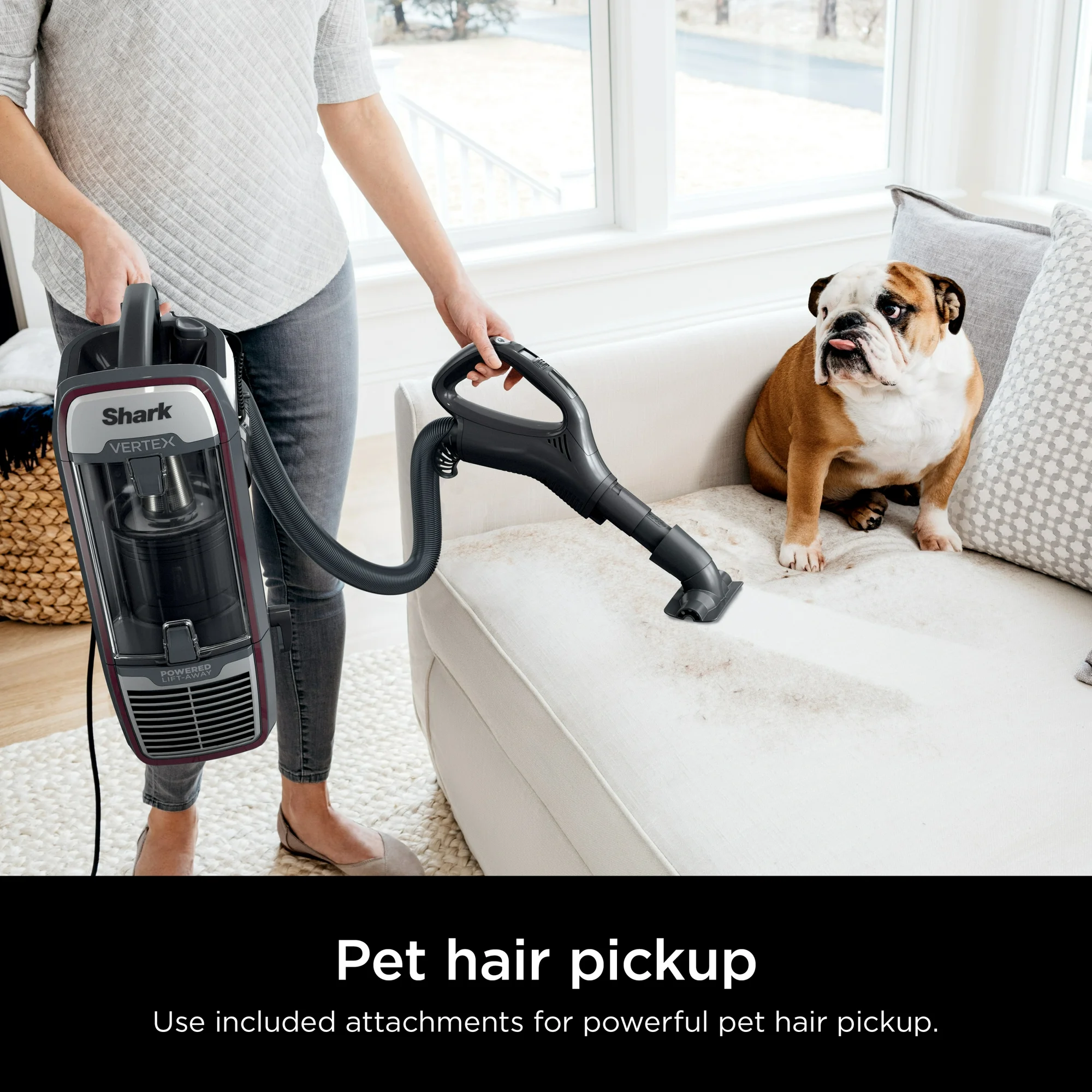 Shark Vertex DuoClean PowerFins Powered Lift-Away Upright Vacuum Cleaner with Self-Cleaning Brushroll, AZ1500WM