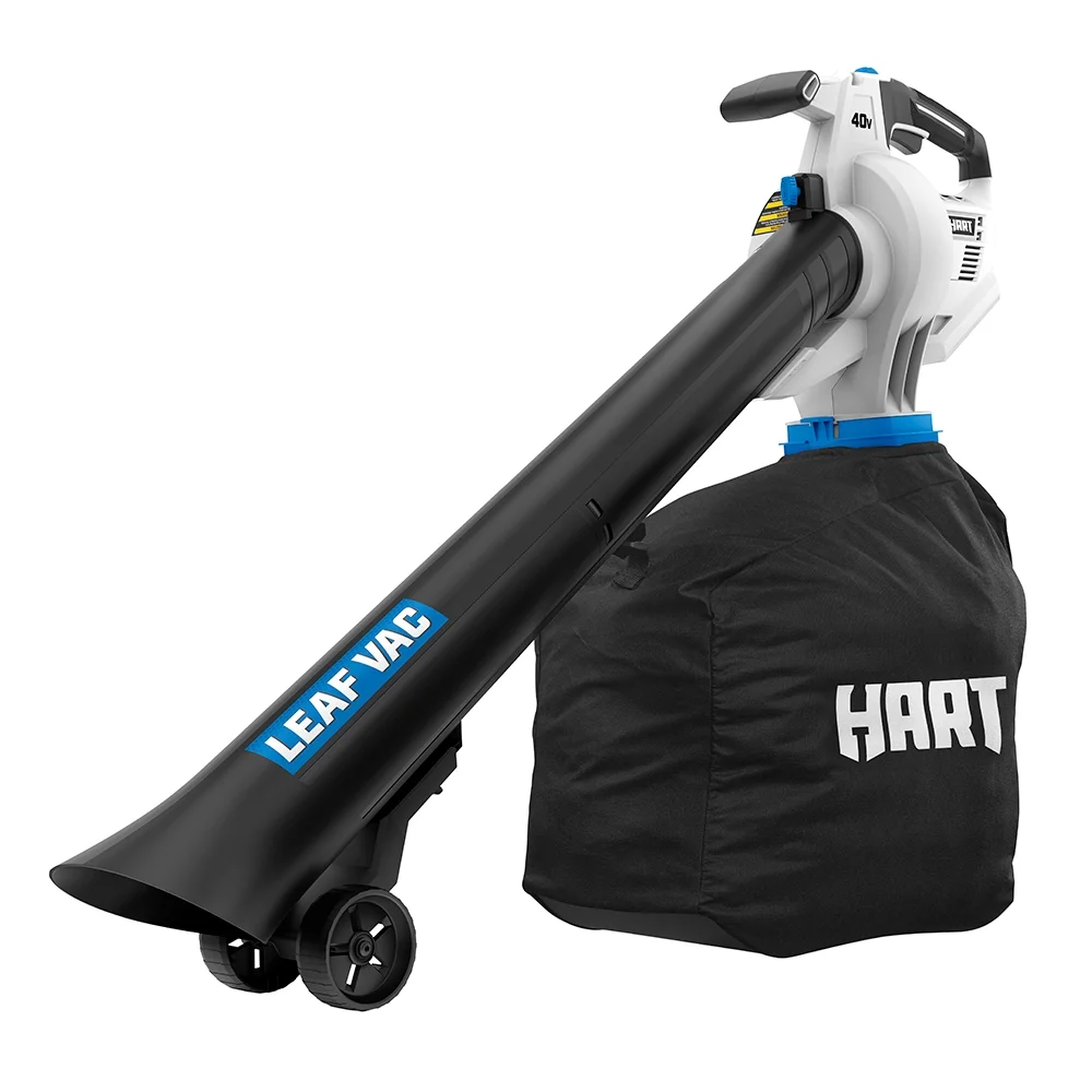 HART 40V Cordless Leaf Vacuum Kit, (1) 4.0Ah Lithium-Ion Battery
