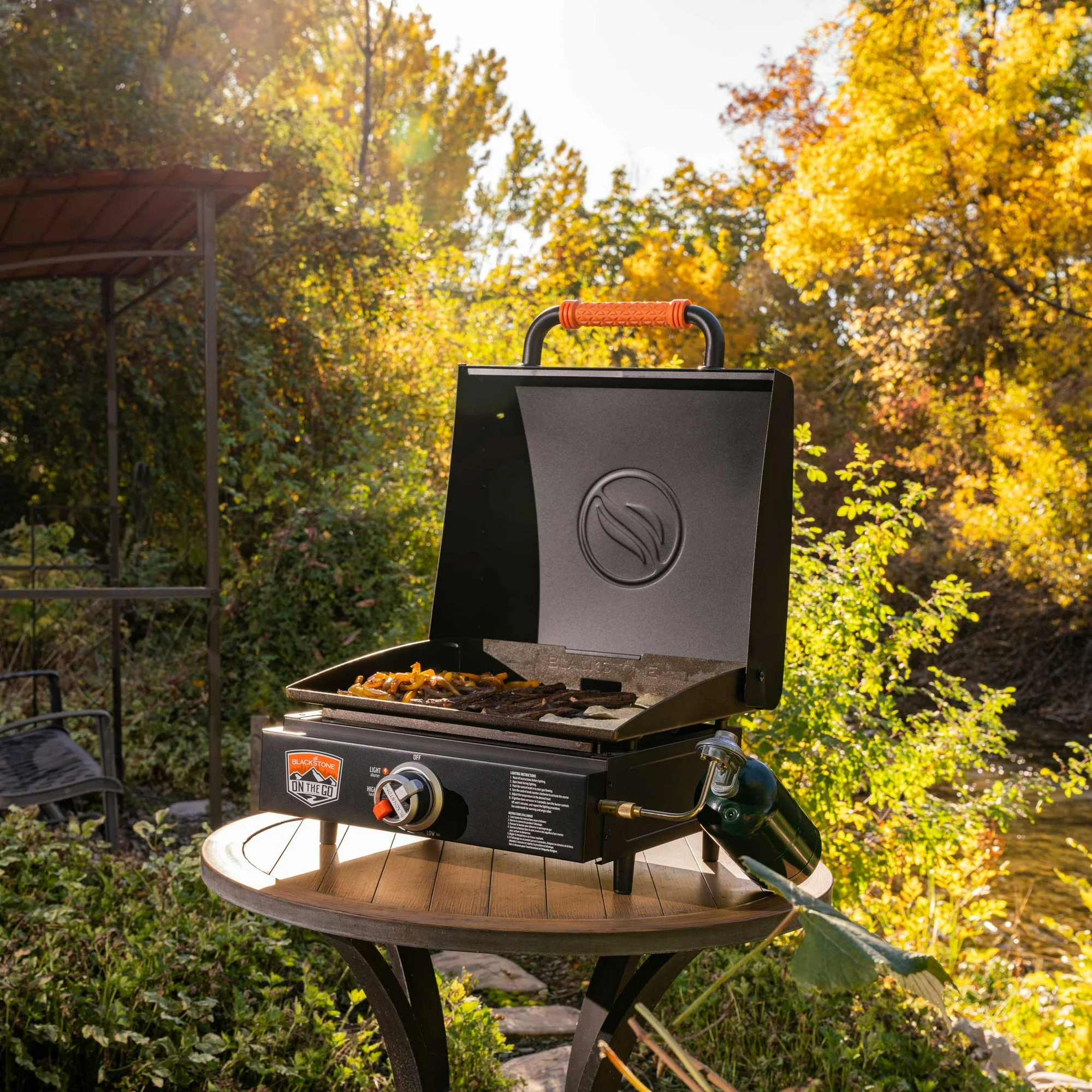 Blackstone 1900 On The Go 17" Tabletop Griddle With Hood
