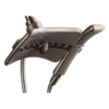 BRIGHT SHOWERS Shower Head Combo with Two Spray Setting, Fixed Shower Head and Handheld with Grey Face, Brushed Nickel