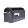 Architectural Mailboxes Boulder Metal Large Mailbox Black