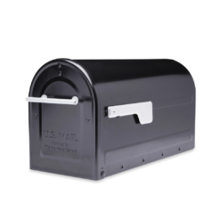 Architectural Mailboxes Boulder Metal Large Mailbox Black
