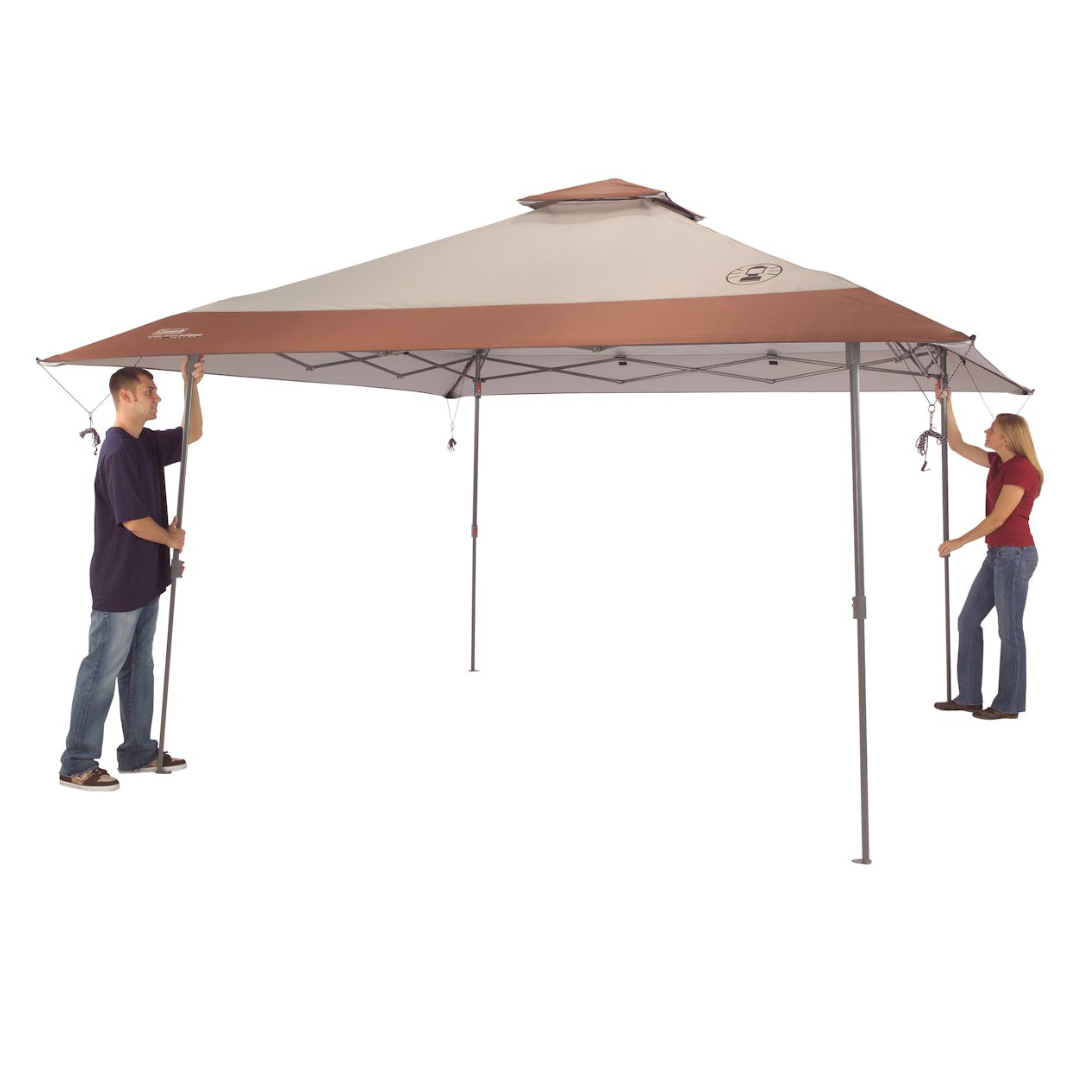 Coleman 13 x 13 Instant Canopy Sun Shelter, Khaki