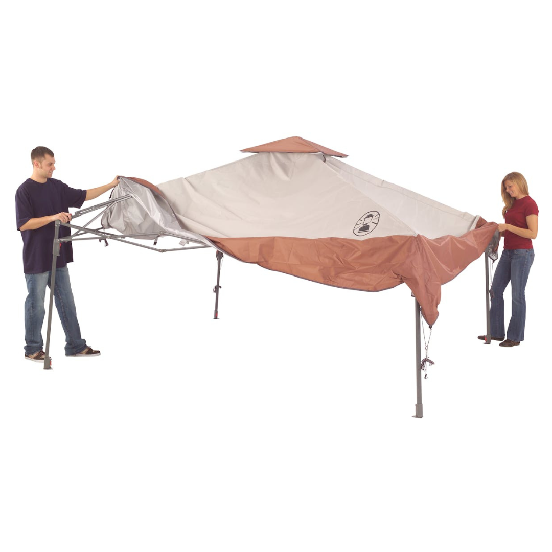 Coleman 13 x 13 Instant Canopy Sun Shelter, Khaki