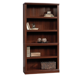 Sauder Miscellaneous Storage 5-Shelf Bookcase/ Book shelf, Select Cherry finish