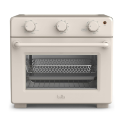 bella Air Fry Toaster Oven, 7 Preset Cooking Options, Dishwasher-Safe EverGood Coated Trays Included, 1700 Watt, Oatmilk