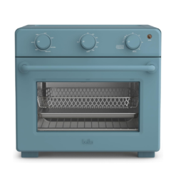 bella Air Fry Toaster Oven, 7 Preset Cooking Options, Dishwasher-Safe EverGood Coated Trays Included, 1700 Watt, Surf