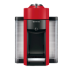 Nespresso Vertuo Coffee and Espresso Machine with Aeroccino Milk Frother by De'Longhi, Red