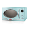 Nostalgia Retro 19" 0.9 cu ft. 800-Watt Countertop Microwave Oven, Aqua