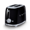 SMEG 50's Retro Style 2 Slice Toaster, Black