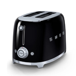 SMEG 50's Retro Style 2 Slice Toaster, Black