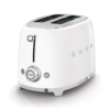 SMEG 50's Retro Style 2 Slice Toaster, White