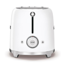 SMEG 50's Retro Style 2 Slice Toaster, White