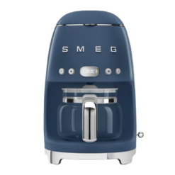 SMEG 50's Retro Style 10-Cup Drip Coffee Machine with Filter, Navy