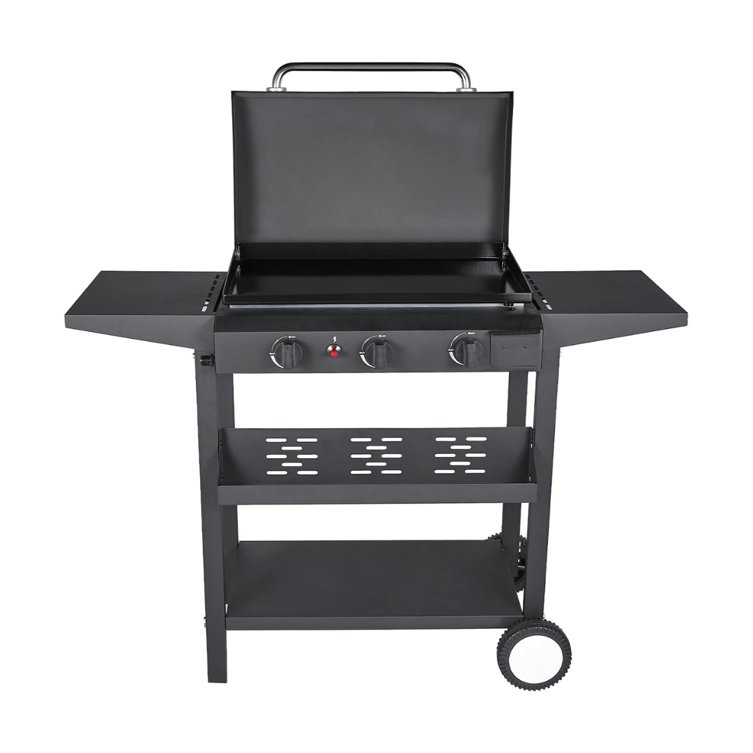 HONGGE 3-Burner Propane Flat Top Gas Grill Griddle, for BBQ, Camping