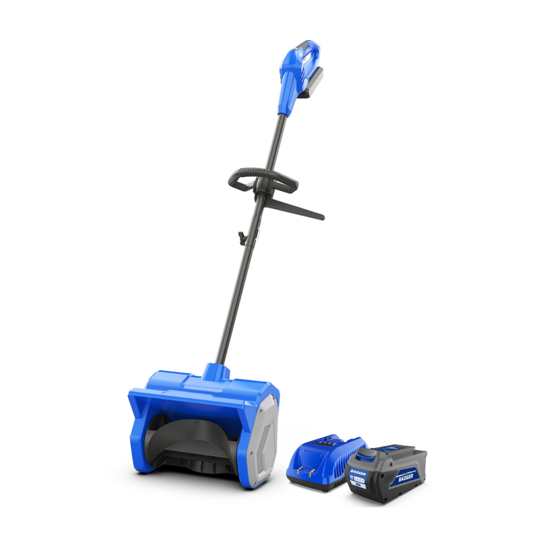 Wild Badger Power Electric Snow Shovel 40V 15" Cordless Brushless with 4.0Ah Battery and Charger for Wet Snow and Heavy Snow