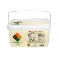 Beef Tallow 7 lbs in a PP Pail - Grass Fed - Non-GMO - Keto Friendly - Food Grade - Free from Lactose-Gluten-Glutamate-BSE