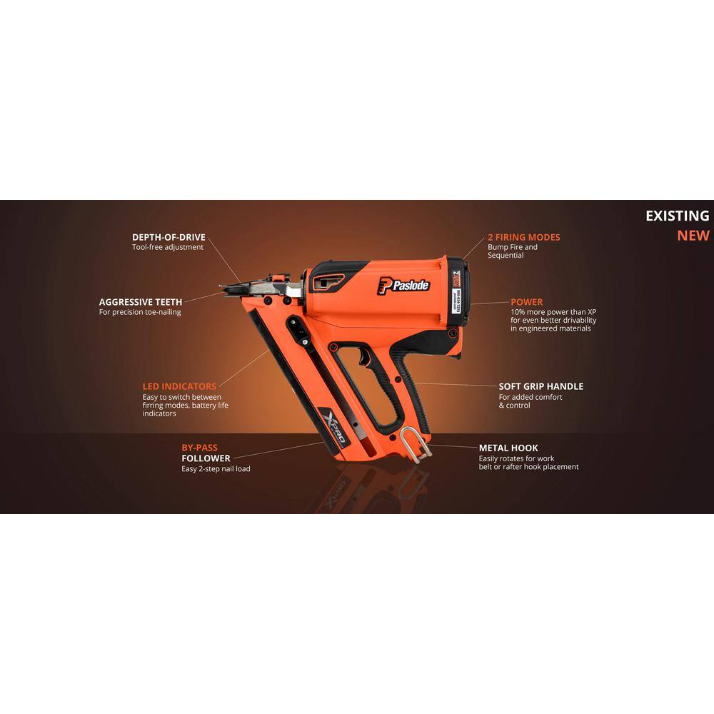 Paslode XPRO 3-1/4-in 30 -Degree Cordless Roundhead Framing Nailer ( Battery Included )